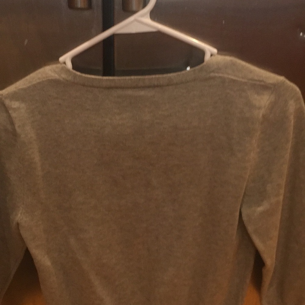 Nwot delia crop sweater grey size large - Picture 8 of 9